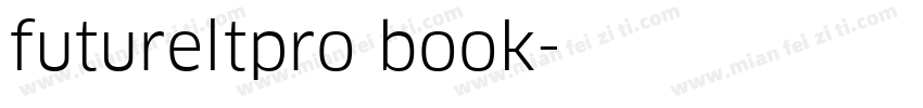 futureltpro book字体转换